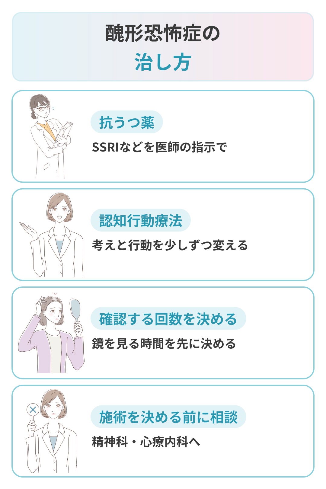 醜形恐怖症の治し方